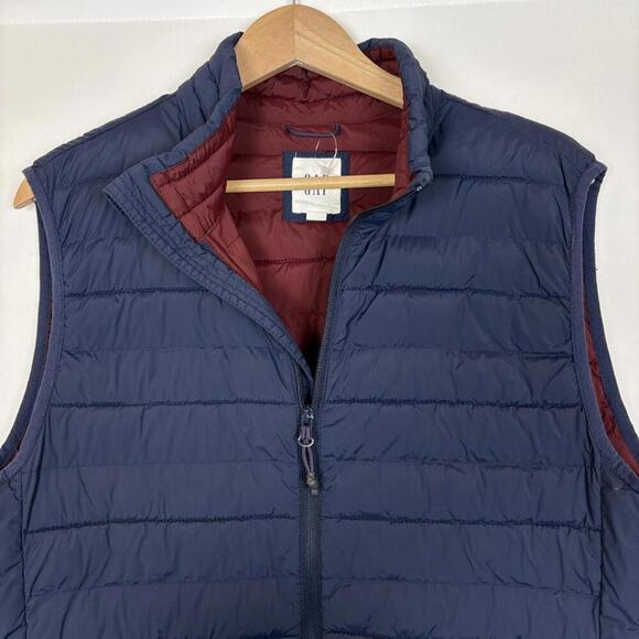 Gap Men's Tall Classic Navy Quilted Puffer Vest Size: Large Tall - Picture 4 of 7